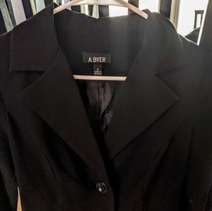 A. Byer Black Women's Formal Blazer